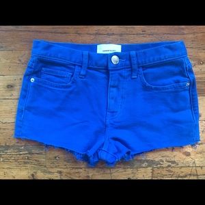 NWT sz 23 CURRENT/ELLIOTT blue boyfriend shorts